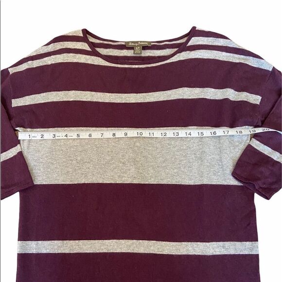 TOMMY BAHAMA Wool Blend Knit Striped Sweater Dress - Picture 7 of 8